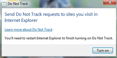 Do Not Track IE
