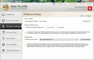 HMA IP Settings